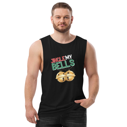 Jingle Bells - Men’s drop arm tank top