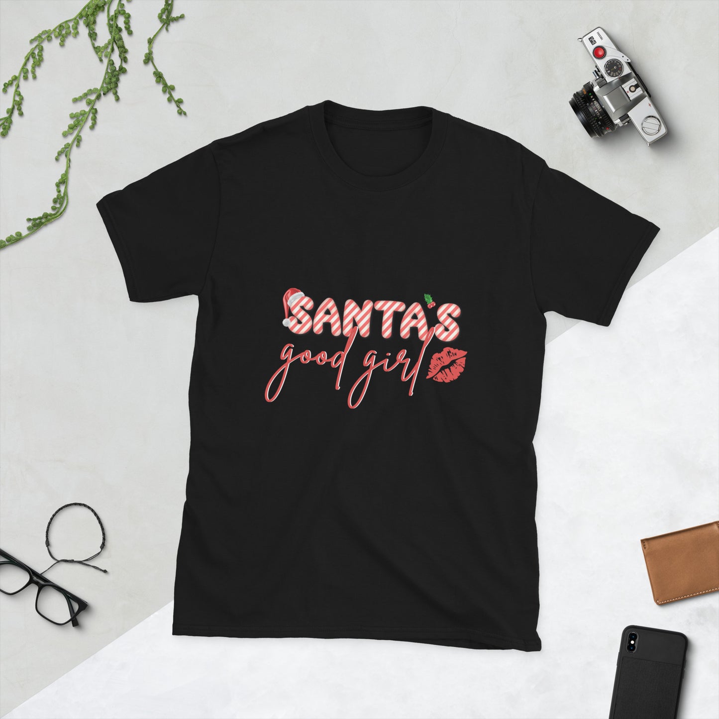 Santa's Good Girl Short-Sleeve Unisex T-Shirt