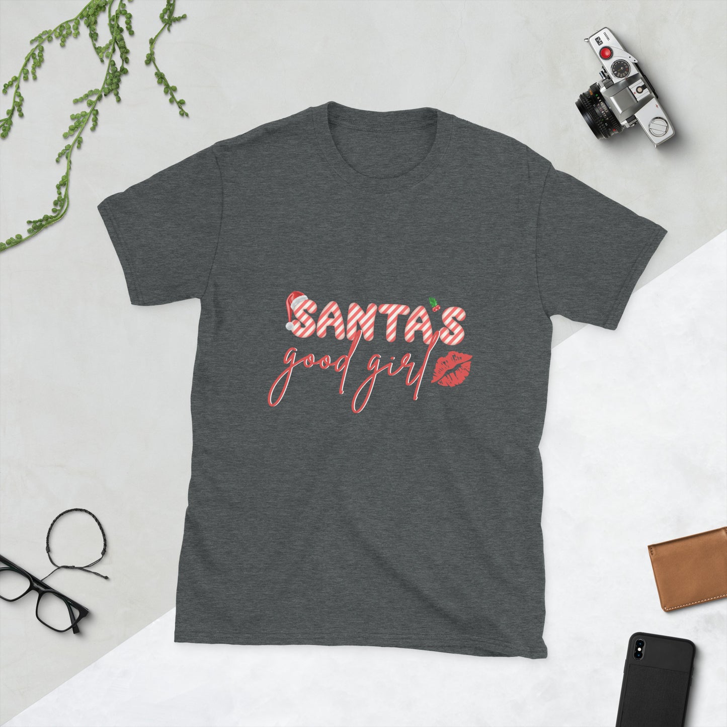 Santa's Good Girl Short-Sleeve Unisex T-Shirt