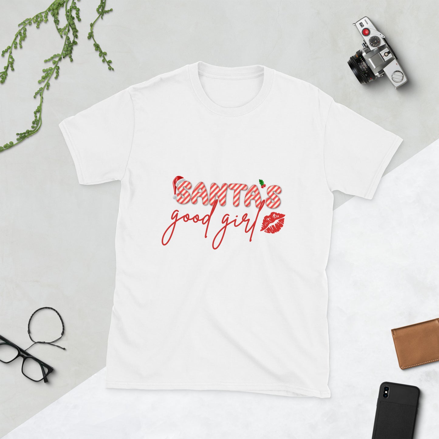 Santa's Good Girl Short-Sleeve Unisex T-Shirt