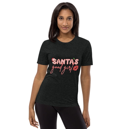 Santa's Good Girl Short sleeve t-shirt