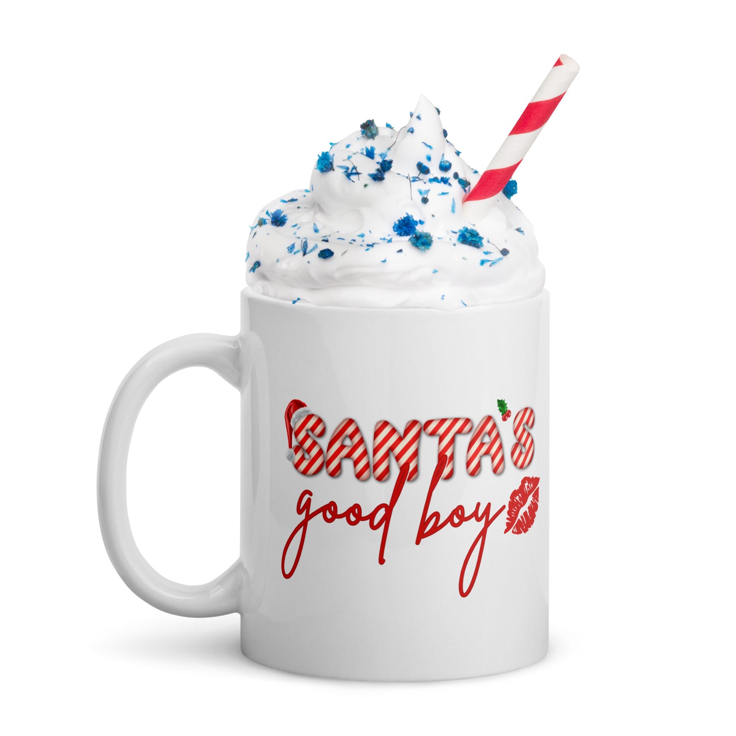 Santa's Good Boy - White glossy mug