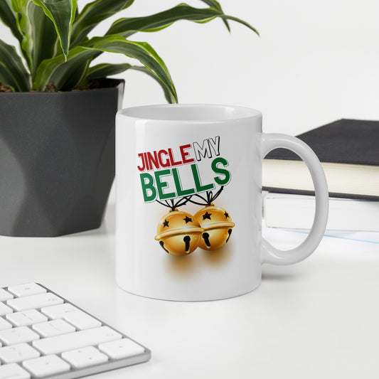 Jingle Bells - White glossy mug