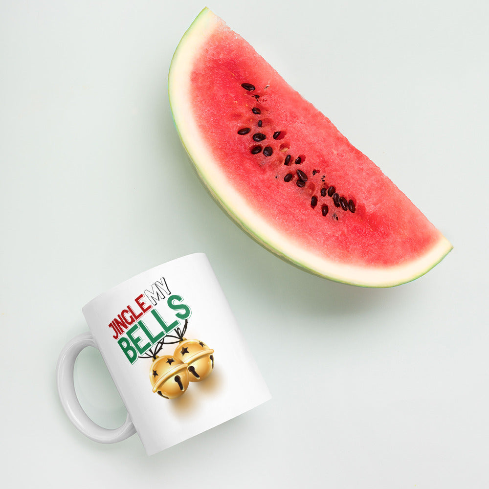 Jingle Bells - White glossy mug