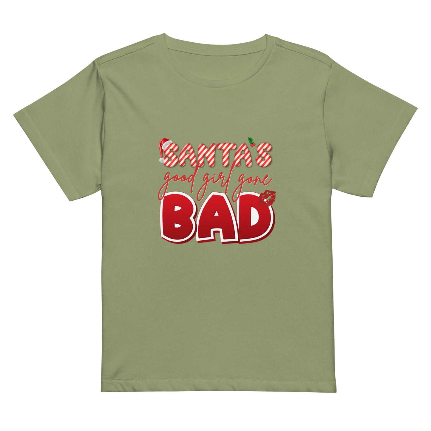 Santa's Good Girl Gone Bad - Women’s high-waisted t-shirt