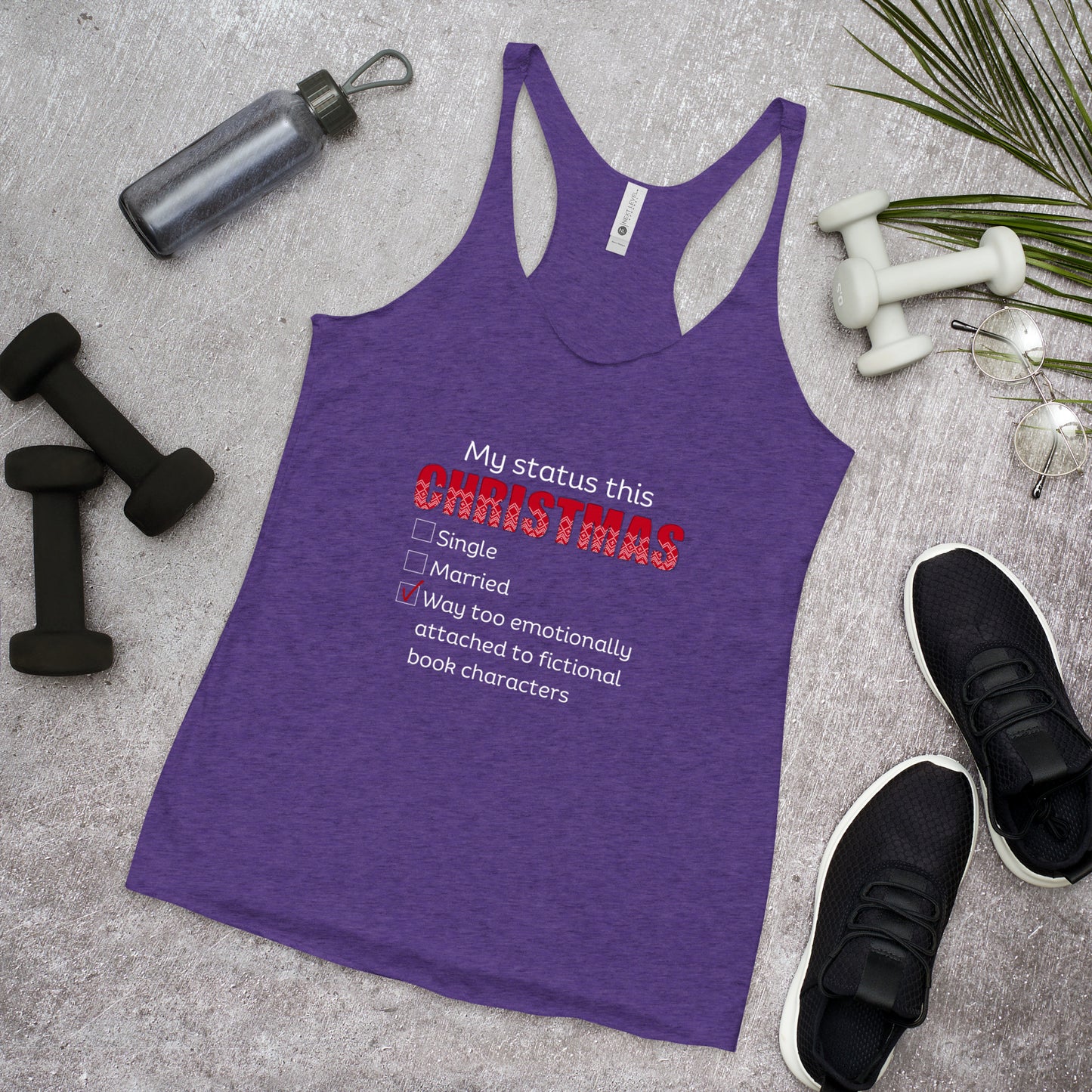 Christmas Status - Women's Racerback Tank