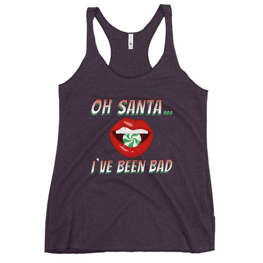 Oh Santa... Women's Racerback Tank